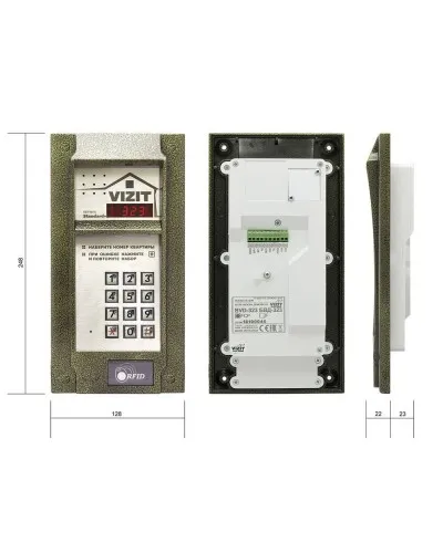 БВД-323FCPW. Вызывная панель цветная. VIZIT в Бийске