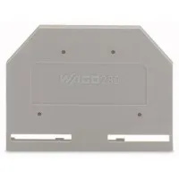 WAGO 280-301 торцевая пластина серая. Торцевая и промежуточная пластина. WAGO