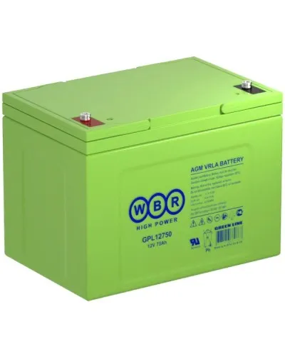 WBR GPL12750. Аккумулятор герметичный свинцово-кислотный. WBR в Бийске