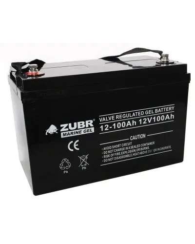 ZUBR MARINE GEL NPG 12-100 (12V, 100Ah). Аккумулятор герметичный свинцово-кислотный. ZUBR в Бийске