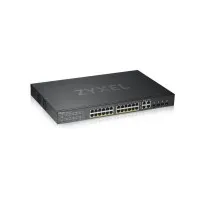 GS192024HPV2-EU0101F. Гибридный Smart коммутатор PoE+. ZYXEL