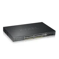 GS2220-28HP-EU0101F. Гибридный L2 коммутатор PoE+. ZYXEL