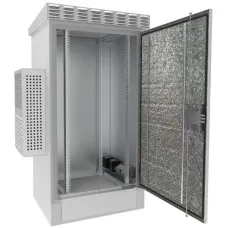 ТШВ319.А-75.42U.100-О1500-ST. Антивандальный климатический термошкаф с обогревом и кондиционером. АМАДОН
