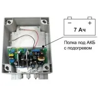 SKAT-V.12/(5-9) DC-25VA исп.5 (883). Источник вторичного электропитания резервированный. Бастион
