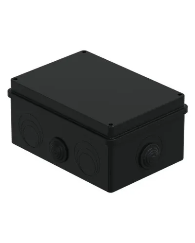 Коробка JBS210 210х150х100, 8 вых., IP55, черная (44016BL-1). Коробка монтажная. Экопласт в Бийске