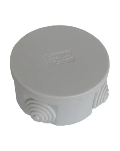 Коробка JBR080 D=80х40, 4 вых., IP44, белая (44005W-1). Коробка монтажная. Экопласт в Бийске