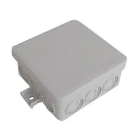 Коробка JBL085 85х85х38, 12вых., IP55, серая (44054). Коробка монтажная. Экопласт