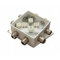 КМ-О (10к*10,0)-IP66-120х120, четыре ввода: Коробка монтажная огнестойкая