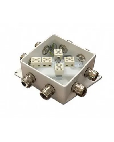 КМ-О (10к*10,0)-IP66-120х120, четыре ввода: Коробка монтажная огнестойкая в Бийске