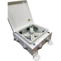 КМ-О (12к*10,0)-IP55-1212, 8 вводов: Коробка монтажная огнестойкая