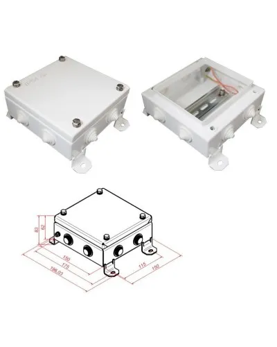 КМ IP55-1515. Коробка монтажная электротехническая. Гефест в Бийске
