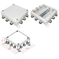 КМ IP66-2020, 12 вводов. Коробка монтажная электротехническая. Гефест