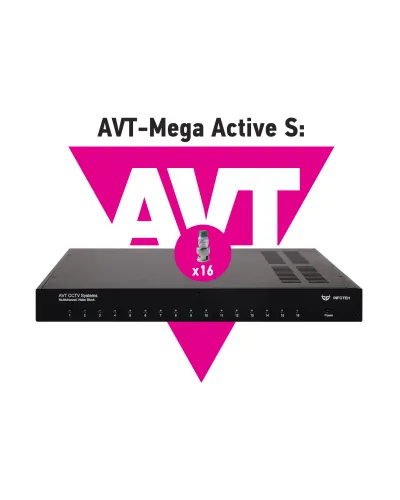 AVT-Mega Active S. 16-ти канальный комплект для передачи AHD/CVI/TVI 5Mp/4Mp/1080p. Инфотех в Бийске