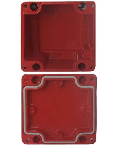 МКС Мороз, глухая, IP66/IP68, красный. Коробка коммутационная металлическая. Магнито-Контакт в Бийске