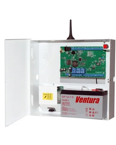S632-2GSM-BK25-W (S632-2GSM-BK), Бокс-комплект под 7Ач, белый. Устройство оконечное объектовое приемно-контрольное c GSM коммуникатором. Проксима в Бийске