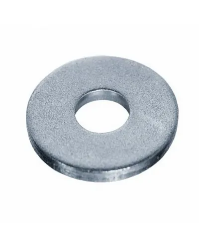Шайба с широкими полями (кузовная) оцинкованная M10 (DIN 9021) (100 шт) (PR08.2379). Шайба с широкими полями. Промрукав в Бийске