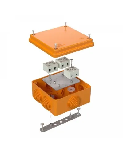 Коробка огнестойкая 100х100х50 (40-0300-FR6.0-6). Коробка огнестойкая для открытой установки. Промрукав в Бийске