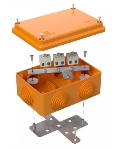 Коробка огнестойкая 120х80х50 (40-0340-FR2.5-6). Коробка огнестойкая для открытой установки. Промрукав в Бийске