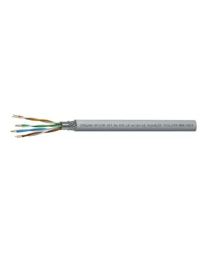СПЕЦЛАН SF/UTP Cat 5e PVC LSнг(А)-LS 1х2х0,52. Кабель «витая пара» (LAN) для структурированных систем связи. Спецкабель в Бийске